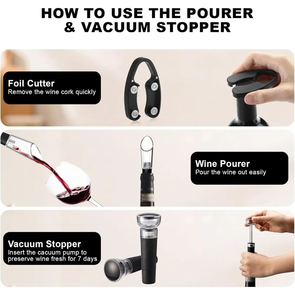 Электрическая открывалка для в – обзор и цена Wine Opener Electric