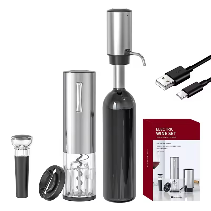 2024 Новый дизайн 4 в 1 литиев – обзор и цена Wine Opener Electric