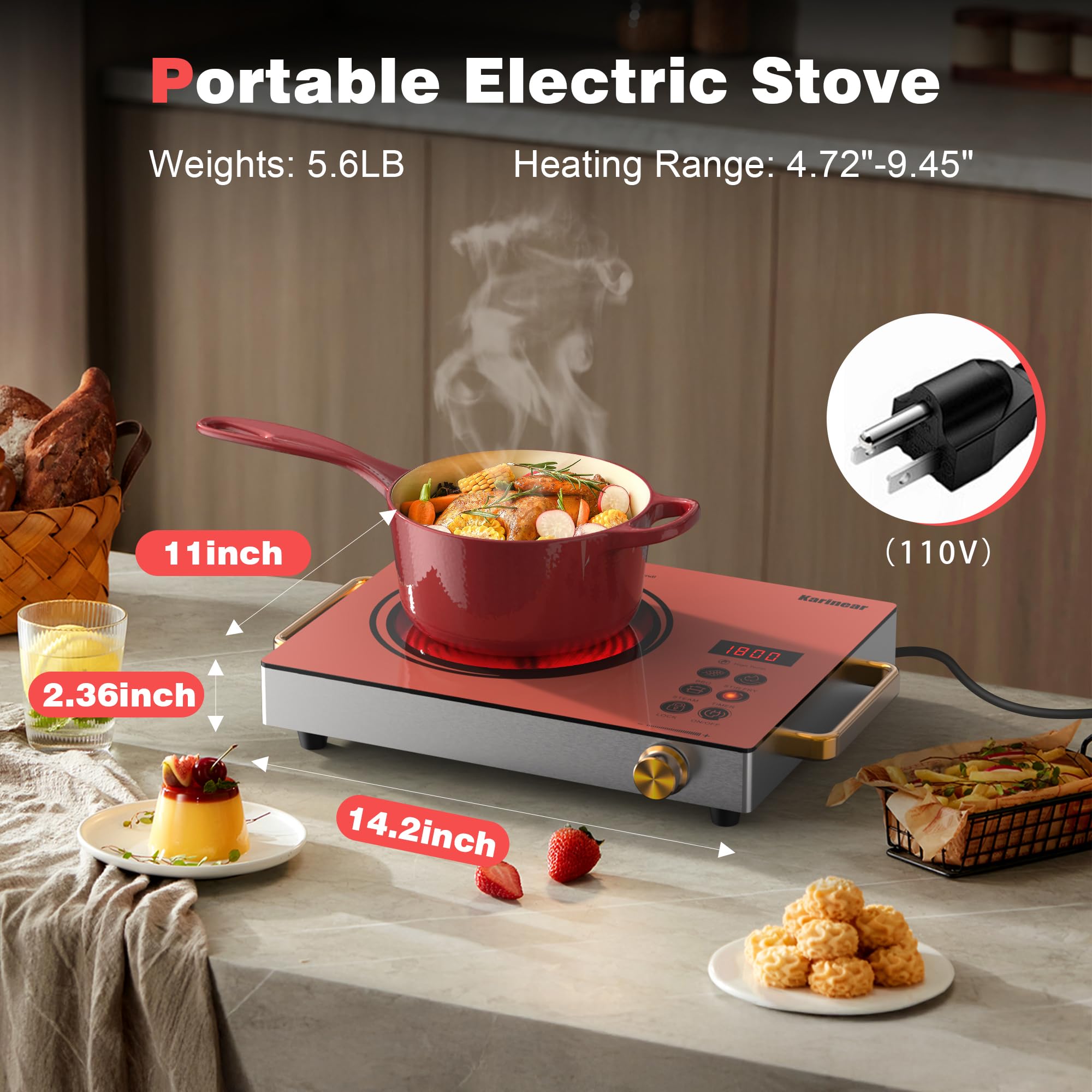 Портативная электрическая плит – обзор и цена Kitchen Appliances Electric Stove