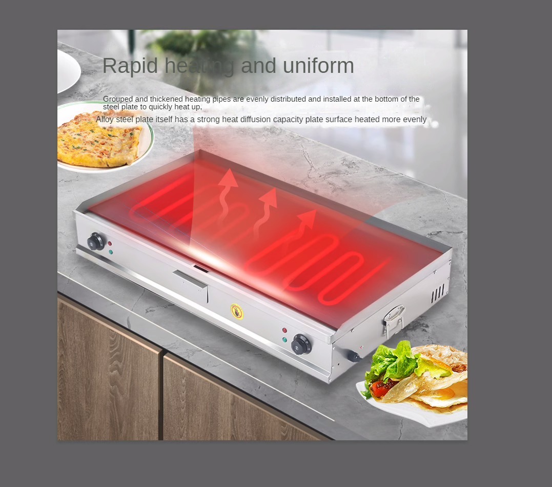 Коммерческая электрическая ско – обзор и цена Electric Griddle Pancake